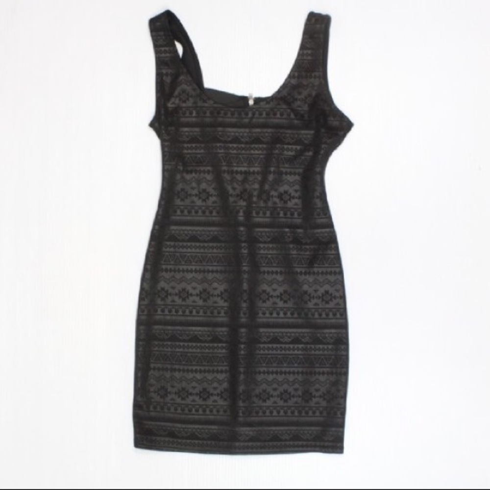 Material Girl Black Bodycon Dress NWOT